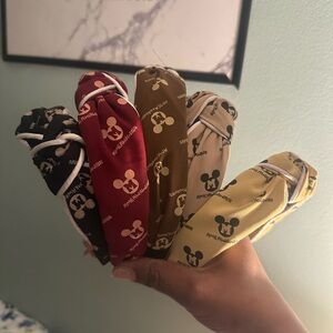 Disney Mickey Mouse Kids Tie Set - Black, Red, Brown, Tan, Gold